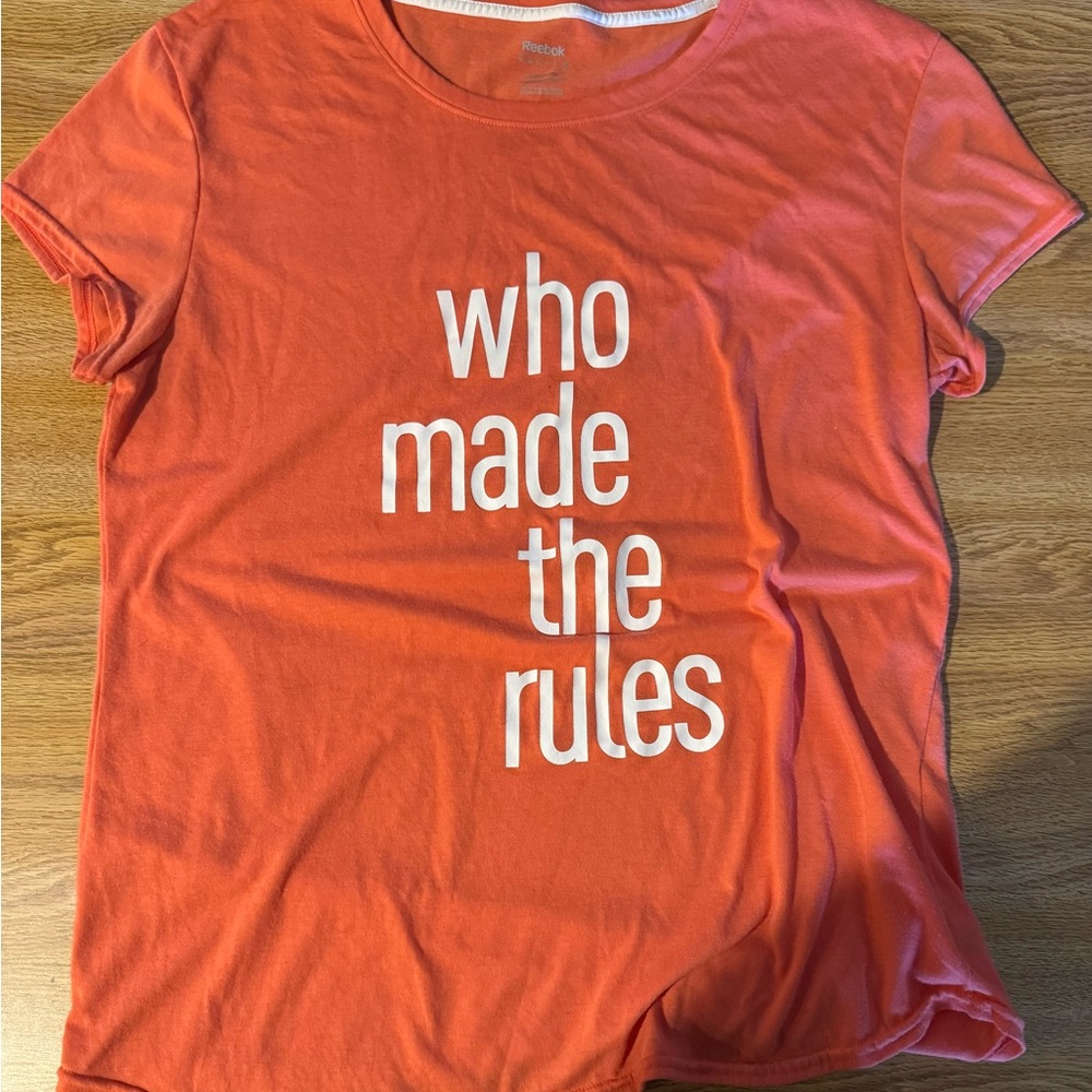 Pink Graphic Tee - Who Made the Rules
